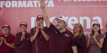 Refrendan en Cancún la unidad de Morena más de mil militantes: Jorge Sanén