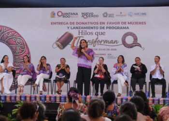 Presenta Mara Lezama el programa “Hilos que Transforman”, en beneficio de más de 10 mil mujeres bordadoras
