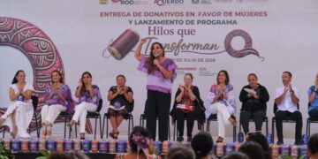 Presenta Mara Lezama el programa “Hilos que Transforman”, en beneficio de más de 10 mil mujeres bordadoras