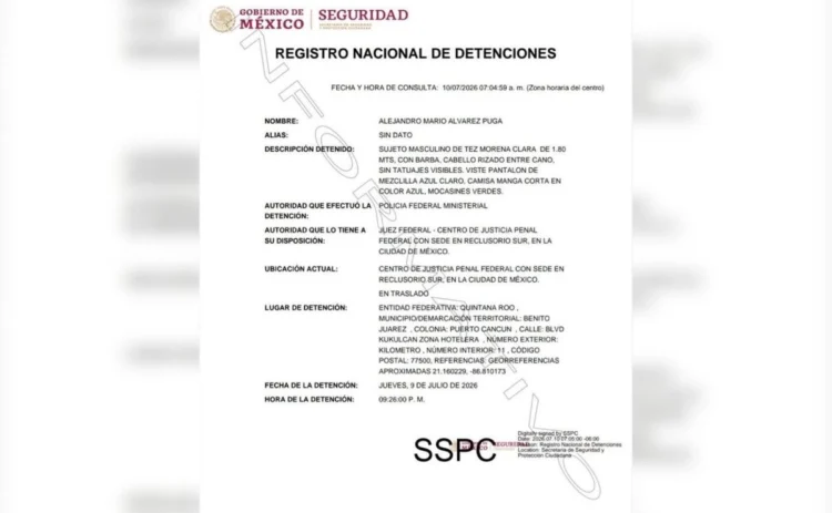 Mario Álvarez Puga, cuñado de la conductora Inés Gómez-Mont, es detenido en Cancún por presunto fraude fiscal