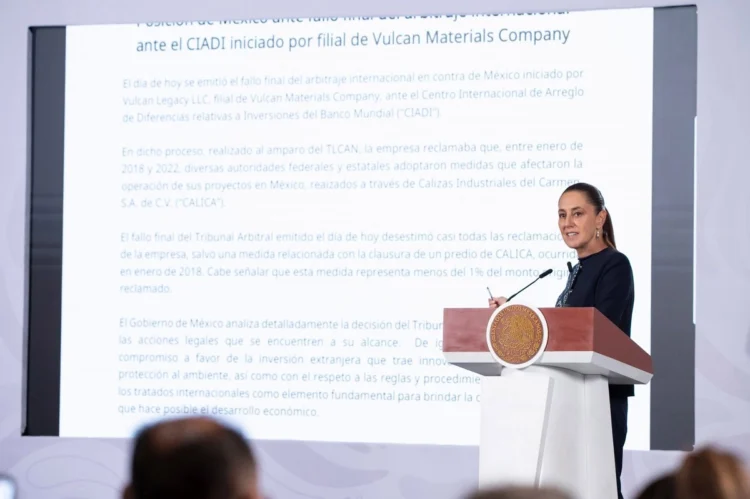 Vulcan aún debe remediar los daños en Quintana Roo: Sheinbaum