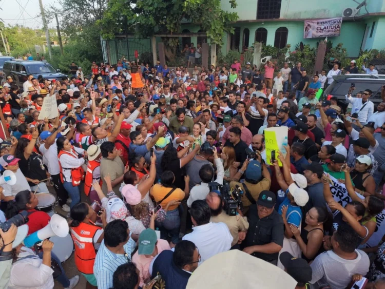 Sheinbaum afirma en Acapulco que se construyen pozos de agua en terrenos de la cancelada presa La Parota