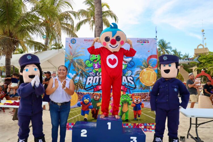 Alegría sobre la pista; la Carrera de Botargas une a familias en Isla Mujeres