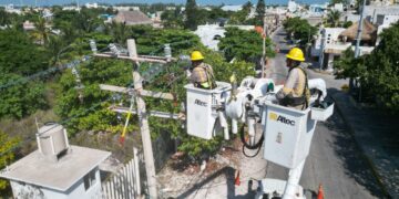 Atenea Gómez fortalece coordinación con CFE para mejorar infraestructura eléctrica de Isla Mujeres