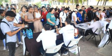 Estefanía Mercado fortalece la actividad laboral en Feria Municipal del Empleo de Playa del Carmen