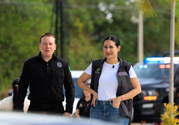 Estefanía Mercado refuerza la seguridad de las familias playenses con vigilancia permanente