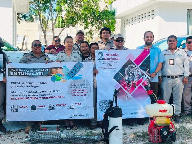 Estrategia preventiva busca reducir contagios de dengue en Playa del Carmen