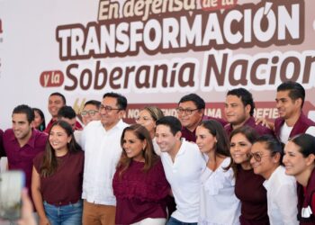 Fuerza política; Renán Sánchez Tajonar se suma a asamblea con Mara Lezama