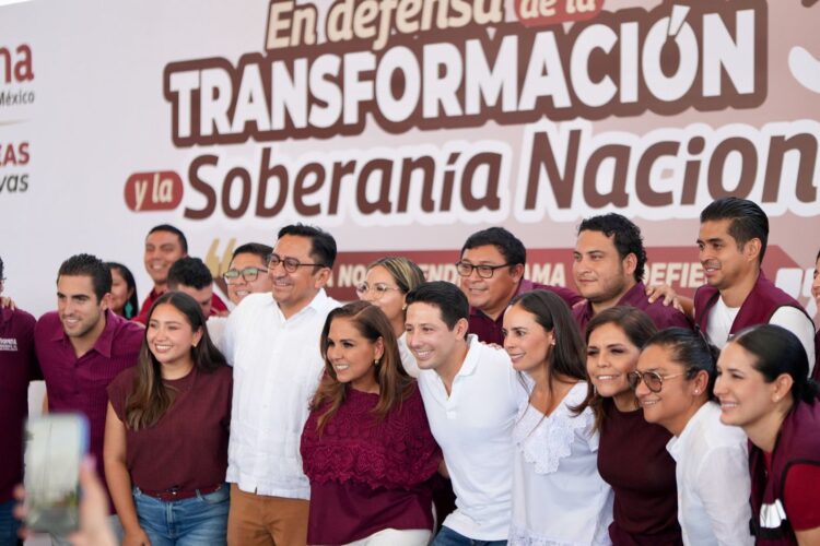Fuerza política; Renán Sánchez se suma a asamblea con Mara Lezama