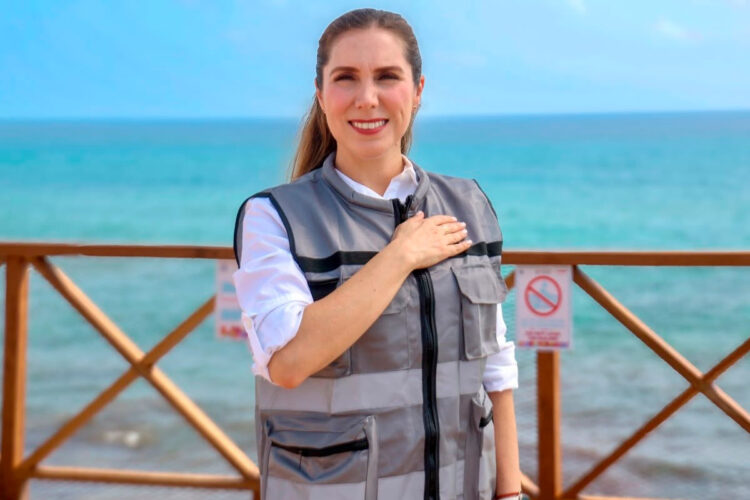 Gobierno de Atenea Gómez avanza con la construcción del nuevo Paseo de las Sirenas en Isla Mujeres