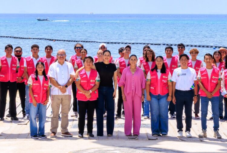 Gran alianza; equipan a jóvenes del CAPTA en Playa del Carmen