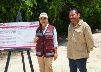 Inicia Mara Lezama rehabilitación del camino San José II–San Ramón en Felipe Carrillo Puerto