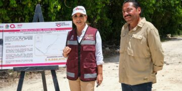 Inicia Mara Lezama rehabilitación del camino San José II–San Ramón en Felipe Carrillo Puerto