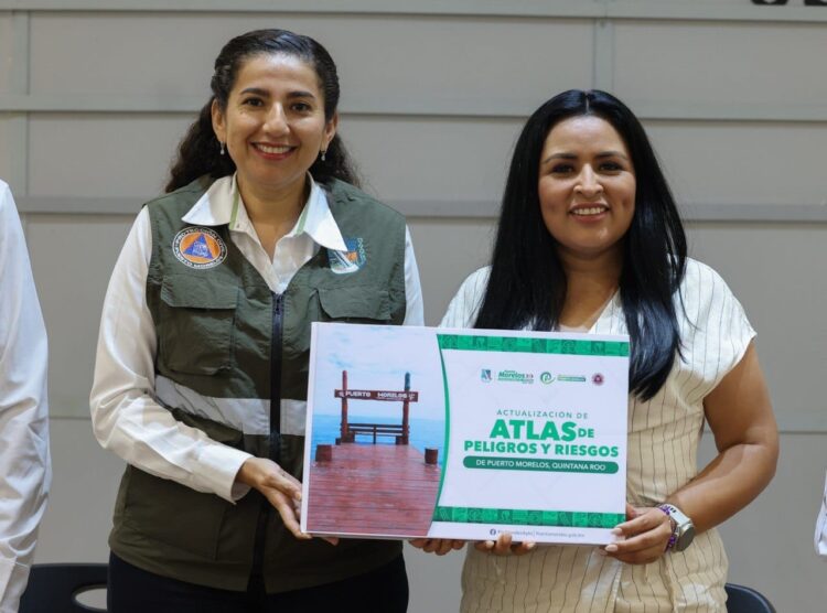 Presenta Blanca Merari actualización del Atlas de Peligros y Riesgos de Puerto Morelos