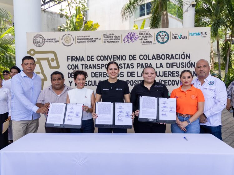 Estefanía Mercado suma al sector transportista a estrategia de prevención de violencia contra las mujeres 