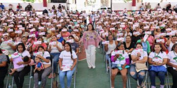 Cumple Blanca Merari con las mujeres de Puerto Morelos