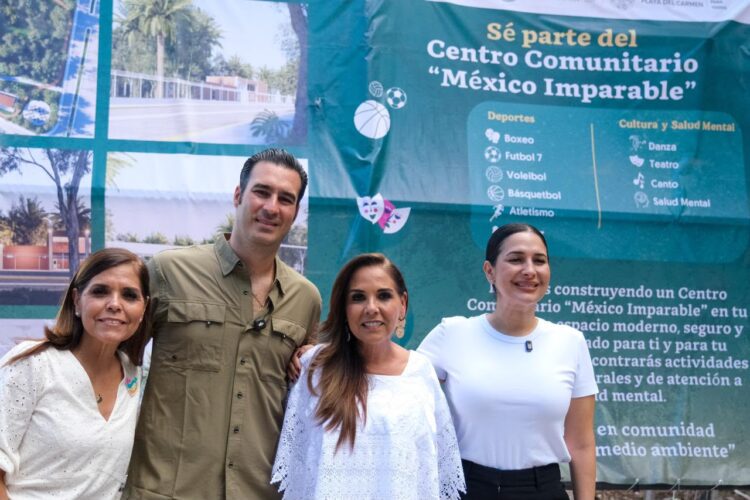 Playa del Carmen tendrá el primer Centro Comunitario “México Imparable” de Quintana Roo: Mara Lezama