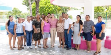 Plaza Ejidatarios, punto de convivencia familiar en Ciudad Mujeres