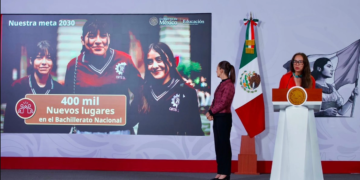 Sheinbaum duplica la meta a 400 mil nuevos espacios para bachillerato