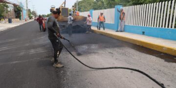 ¡Caminos renovados!; avanza la transformación de Prolongación Rueda Medina en Isla Mujeres