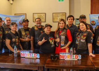 ¡Fiesta sobre ruedas! Cientos de motociclistas tomarán Puerto Morelos en “Rodada por el Caribe Mexicano”