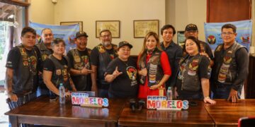 ¡Fiesta sobre ruedas! Cientos de motociclistas tomarán Puerto Morelos en “Rodada por el Caribe Mexicano”