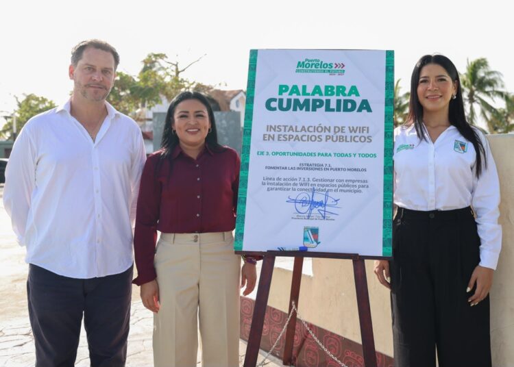 ¡Internet para todos!; Puerto Morelos conecta gratis el Parque Fundadores