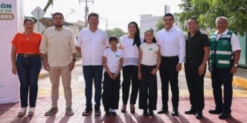 ¡Niños más seguros!; Blanca Merari inaugura obra vial prioritaria