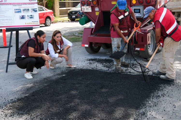 ¡Transformación vial!; Mara Lezama rehabilitación de calles para mejorar la movilidad en Chetumal