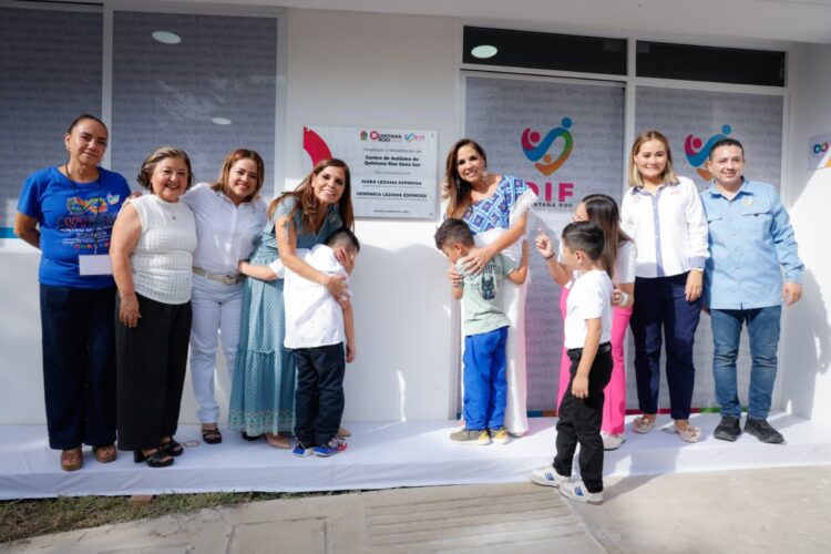 Amplían Mara y Verónica Lezama el Centro de Autismo de Chetumal para brindar atención de calidad