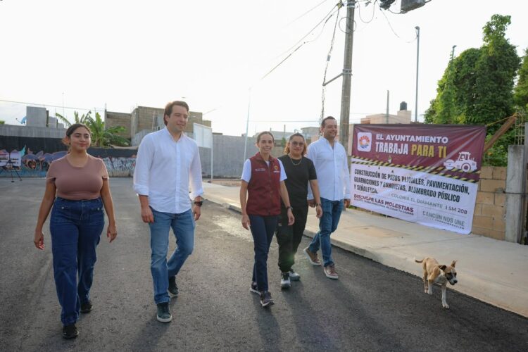 Ana Paty cumple con obras de 0 a 100 en la Colonia El Diamante
