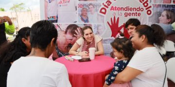 Atenea Gómez acerca servicios a las familias de la Zona Continental con “ATEndiendo a la Gente”