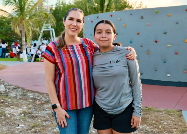 Espacio renovado; Atenea Gómez entrega primera etapa del Parque Iguanas