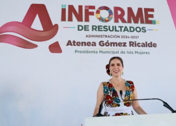 Atenea Gómez posiciona a Isla Mujeres a la cabeza en inversión per cápita estatal