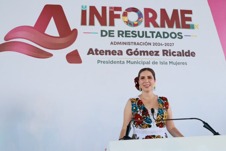 Atenea Gómez posiciona a Isla Mujeres a la cabeza en inversión per cápita estatal