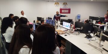 Cabildo Infantil de Puerto Morelos recorre instalaciones del C5