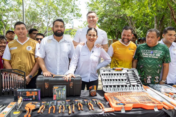 Canchas y unidades al cien; Estefanía Mercado rescata espacios deportivos en Playa del Carmen