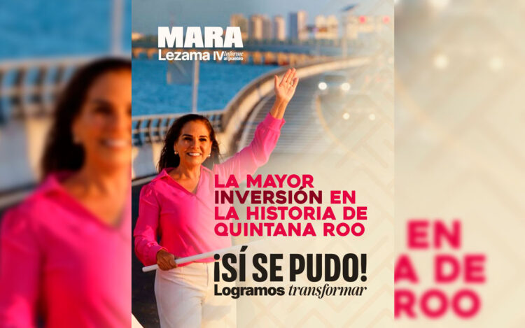 Con la mayor inversión pública en la historia, Mara Lezama transforma Quintana Roo