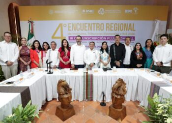 Coordinación democrática; TEQROO presente en cumbre regional