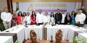 Coordinación democrática; TEQROO presente en cumbre regional