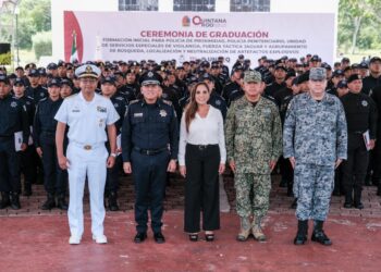 Encabeza Mara Lezama graduación de 244 nuevos Policías