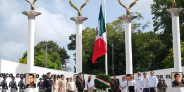 Encabezan Mara Lezama y el Gral. Mondragón Rivero conmemoración de Gesta Heroica de Chapultepec