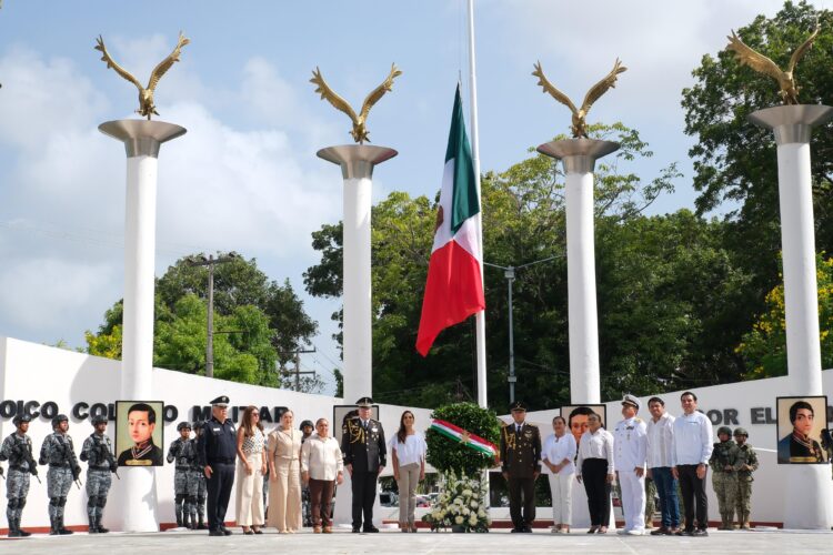 Encabezan Mara Lezama y el Gral. Mondragón Rivero conmemoración de Gesta Heroica de Chapultepec