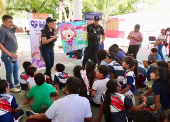 Escuelas sin violencia; fortalecen la cultura de paz estudiantil en Puerto Morelos