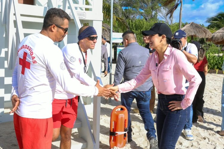 Estefanía Mercado fortalece seguridad y atención ambiental en Playa 72