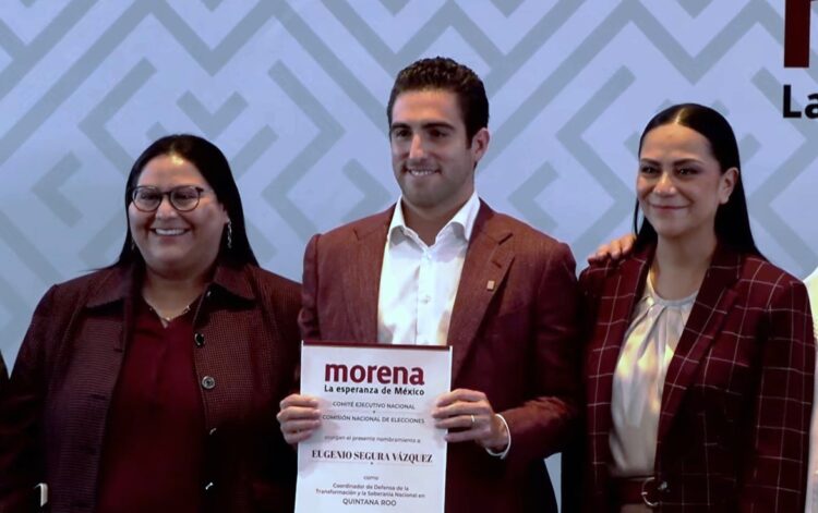 Eugenio “Gino” Segura Vázquez, Coordinador de la Defensa de la Transformación de Quintana Roo