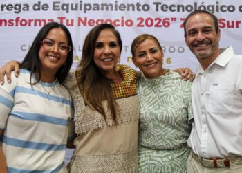 Fortalece Mara Lezama a 189 MIPYMES de la Zona Sur con equipamiento tecnológico