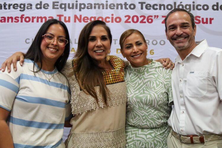 Fortalece Mara Lezama a 189 MIPYMES de la Zona Sur con equipamiento tecnológico