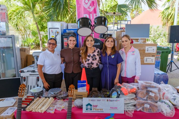 Fortalecen Mara y Verónica Lezama los DIF-Pilares, espacios que transforman la vida de familias