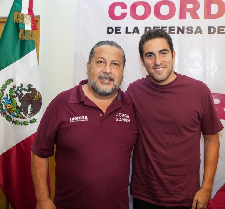 Jorge Sanén refrenda respaldo a Gino Segura y llama a  la unidad de Morena